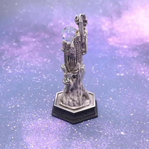 Danbury Mint - Fantasy Of The Crystal - Fortress of Doom Rook Chess Piece - Picture 4 of 5